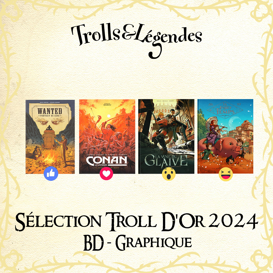 Les Trolls d'Or de Trolls et Légendes dévoilent sa sélection 2024.
